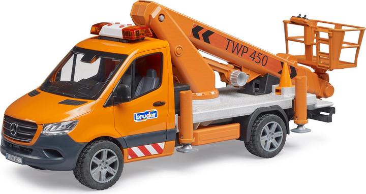 Productafbeelding Bruder 02679 MB Sprinter Werkplatform met Licht + Geluidsmodule