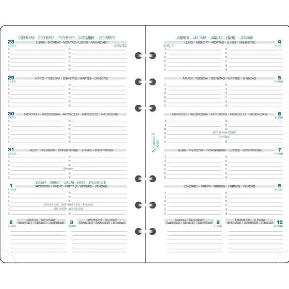 Exacompta, Kalender, Nachfllung Exatime 17, 2023, 1 Seite/Woche
