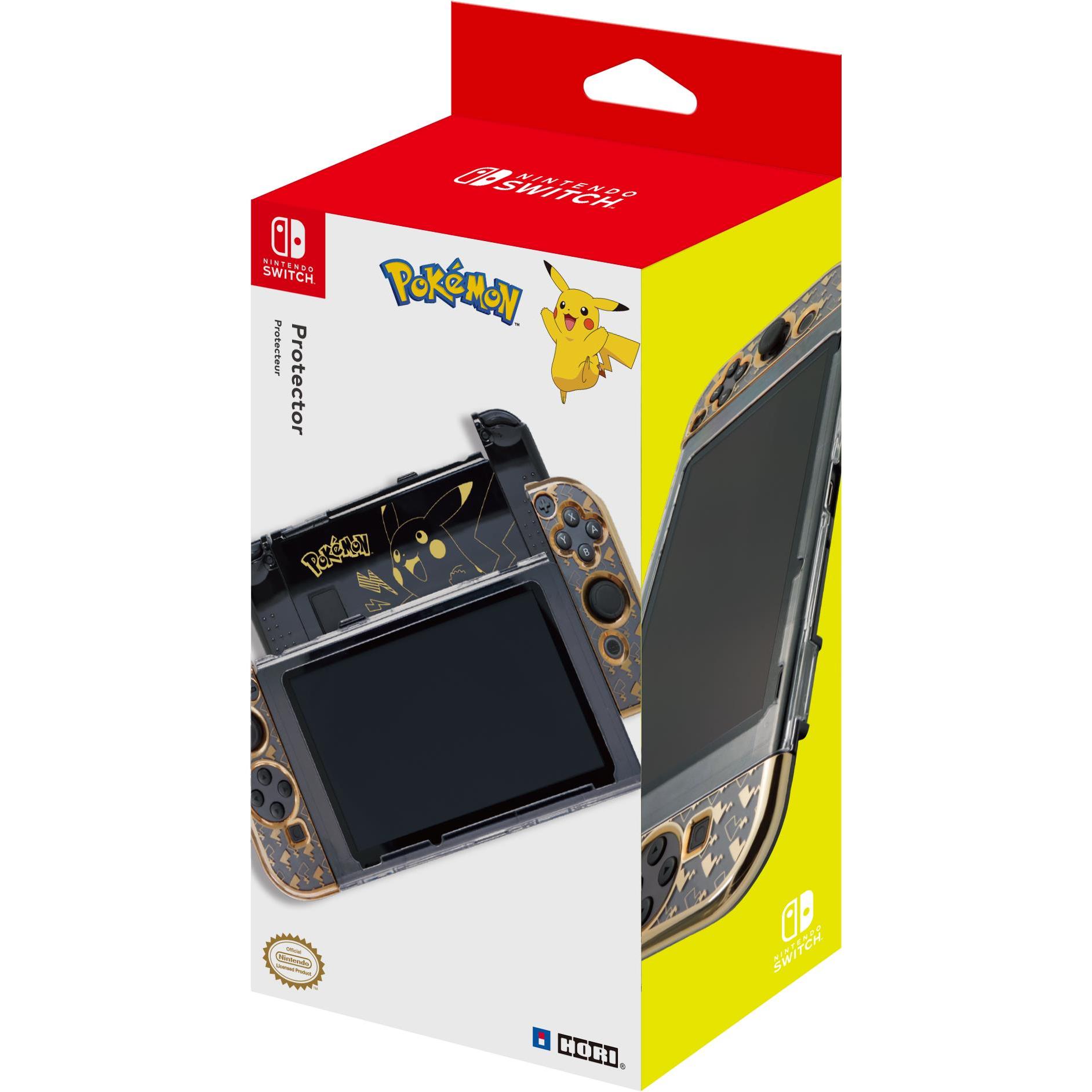Thumbnail - HORI Pikachu Protector Gold (Switch), Weiteres Gaming Zubehör, Gold, Schwarz