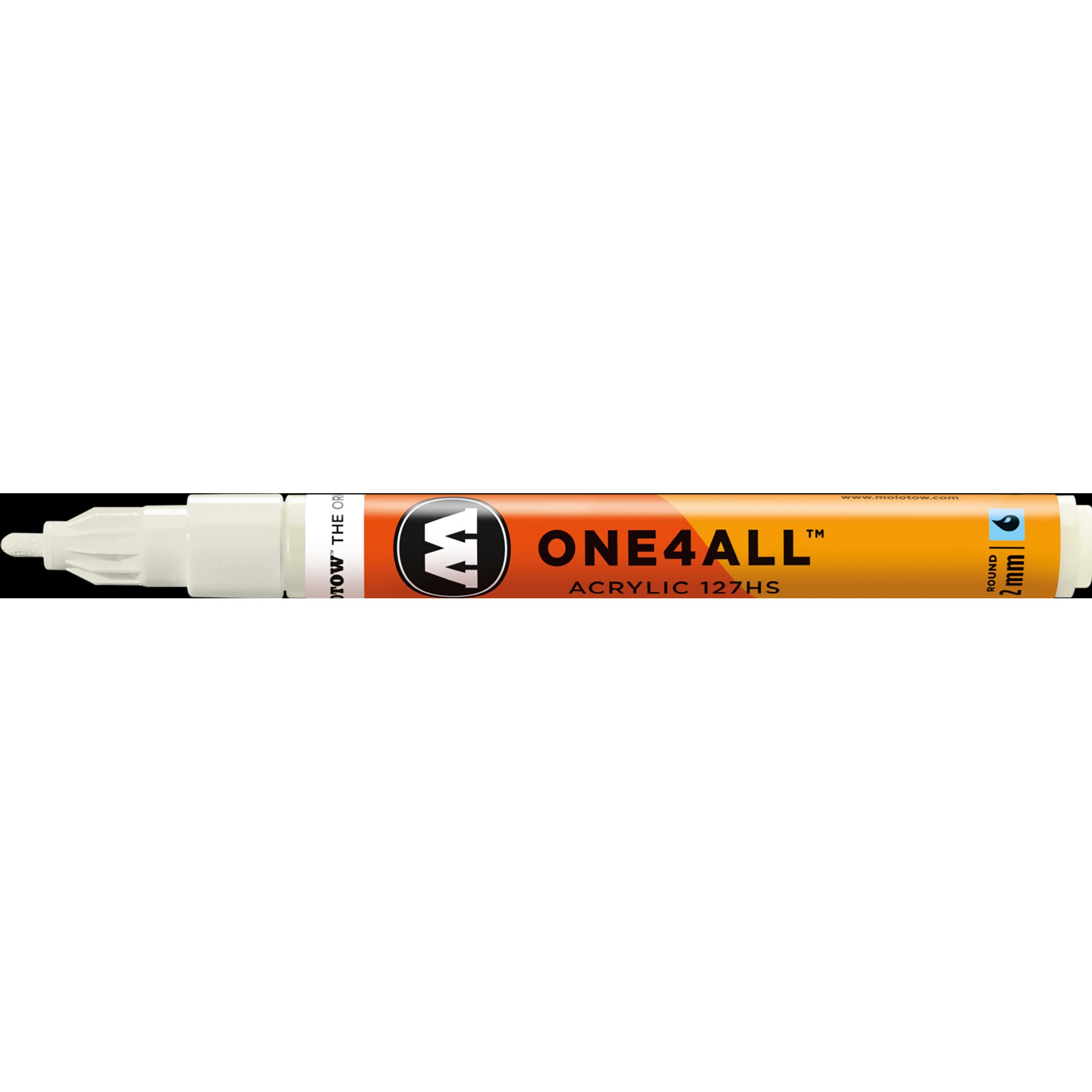 Molotow, Marker, Filzstift One4all 127HS nature white 229 (Naturweiss, 2 mm, 1 x)