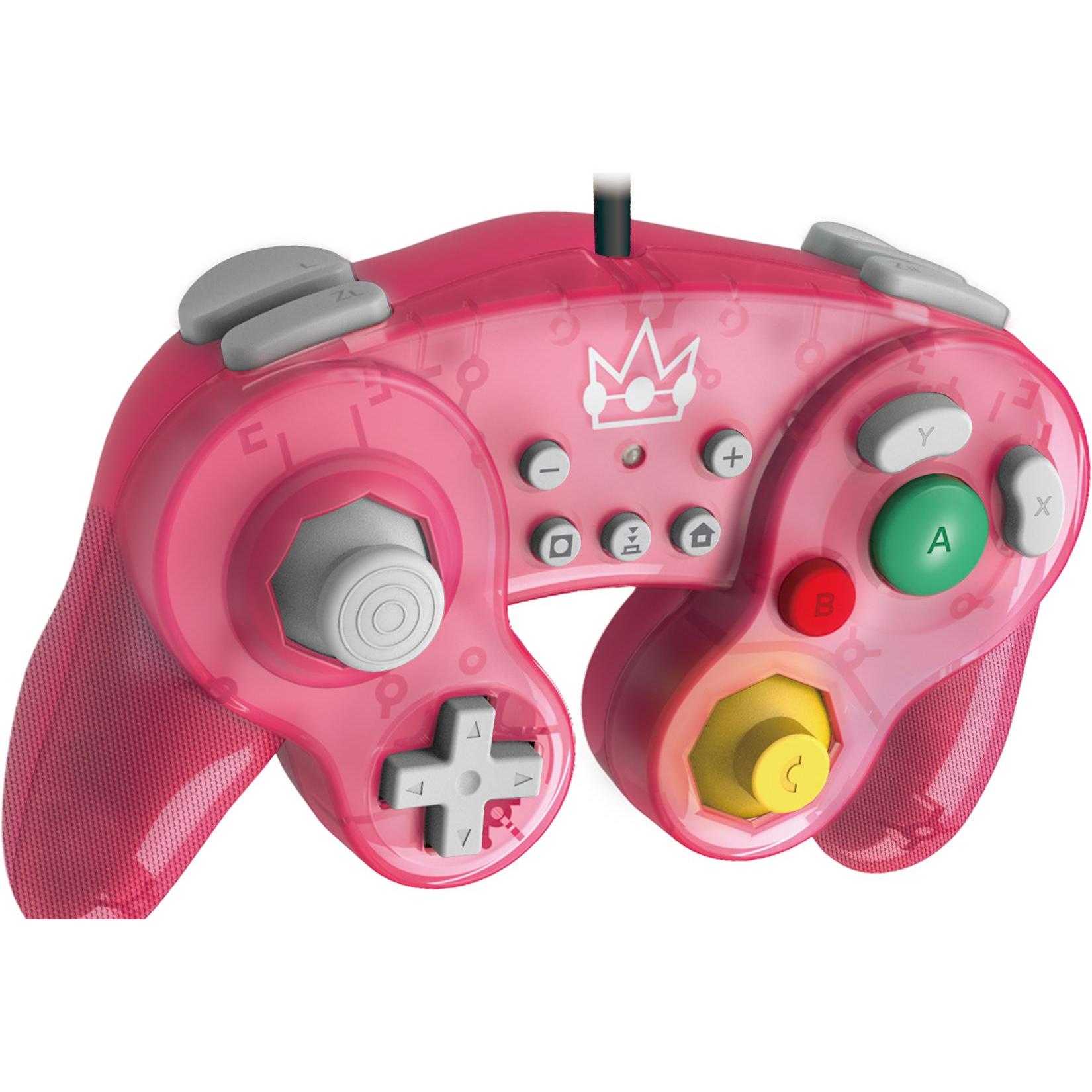 Thumbnail - HORI Battle Pad - Peach (Switch), Gaming Controller, Pink