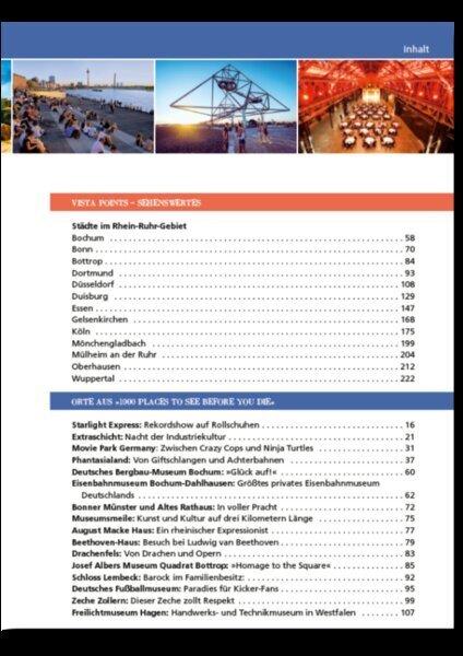 Produktbild 1000 Places-Regioführer Rhein-Ruhr (Deutsch, Romy Mlinzk, Heike Gallus, 2023)