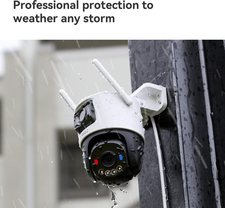 Productafbeelding Imou WRL CAMERA 4+4MP CRUISER DUAL2/PRO IPC-S7XFP-8U0WED (2560 x 1440 Pixels)