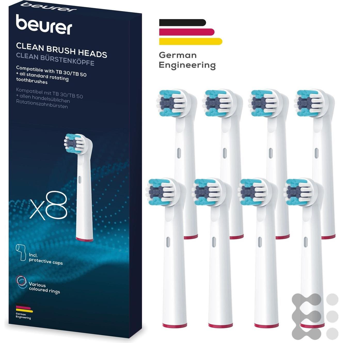 Beurer TB 30/50 Bürstenköpfe Clean 8 Stk. (8x) (101.54)