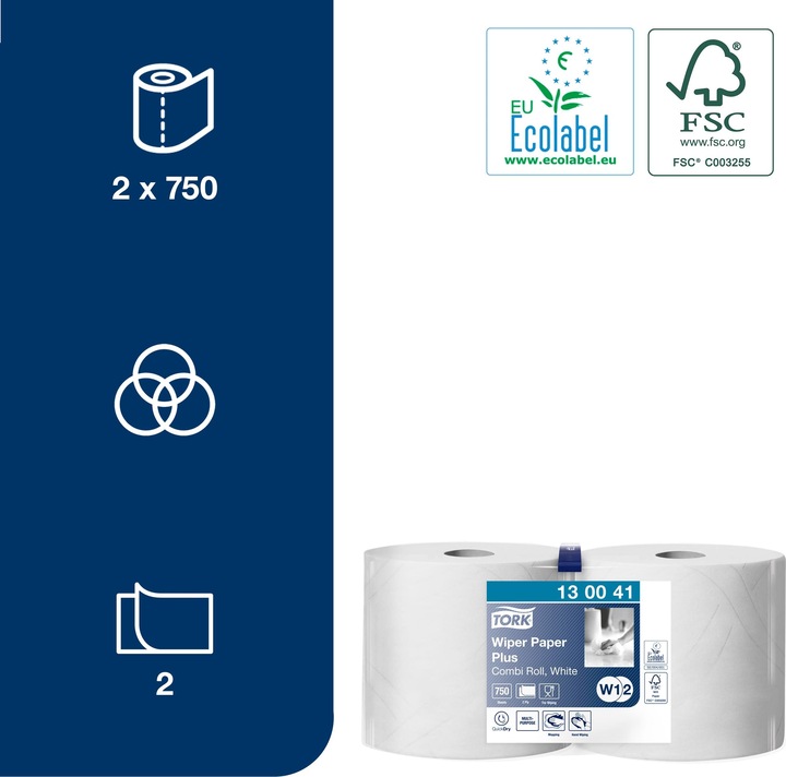 Actual product image Tork Strong multipurpose paper wipes (2 x)