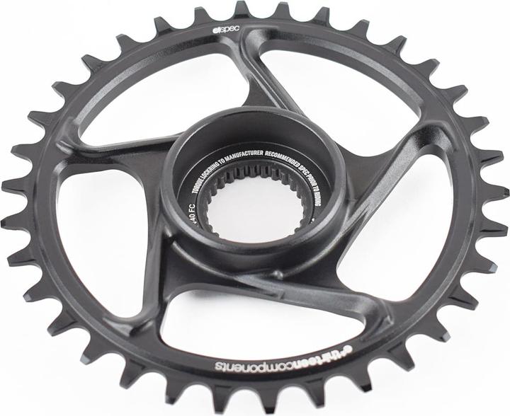 Actual product image e*13 e*spec Direct Mount chainring, Bosch CX Gen4, 36 T., 52mm chainline, black