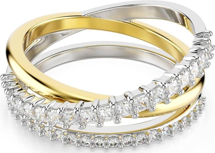 Actual product image Swarovski Hyperbola Ring Verschiedene Schliffe Weiss Metallmix (52)