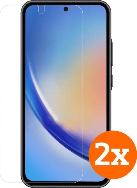 Bluebuilt Samsung Galaxy A55 Screenprotector Glas Duo Pack (2 pcs., Samsung Galaxy A55)