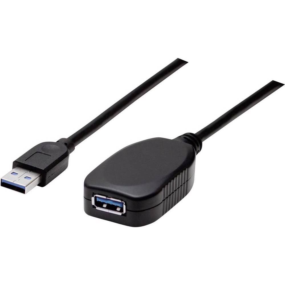 Manhattan USB 3.0 Verlängerungskabel (5 m, USB 3.0), USB Kabel