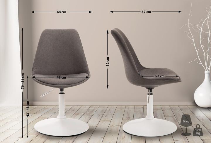 Actual product image CLP Maverick W fabric chair
