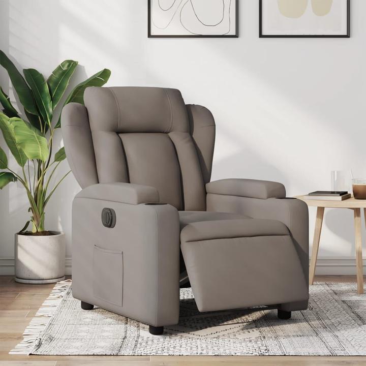 Produktbild vidaXL Relaxsessel Fernsehsessel Liegesessel Sessel Elektrisch Taupe Stoff
