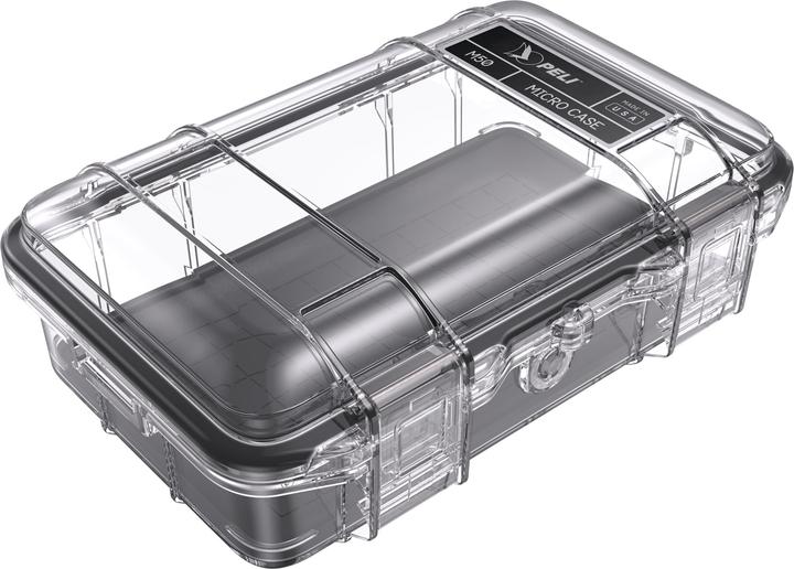 Produktbild Peli MicroCase M50, transparent mit schwarzer Auskleidung NF