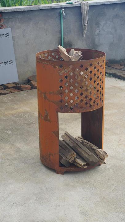 Actual product image Wellcraft Fire basket with wood storage compartment (42 cm)