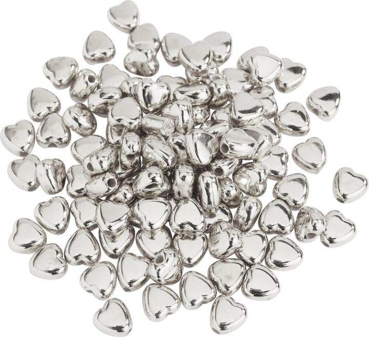 Produktbild Pracht Kunststoffperlen Herzen 6mm