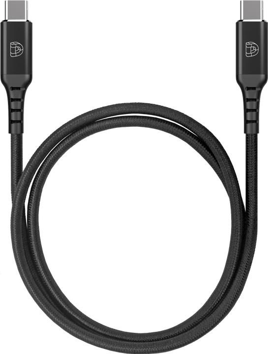 Produktbild Deqster Ladekabel USB-C auf USB-C Black EDU Verpackung (1 m, USB 3.0)