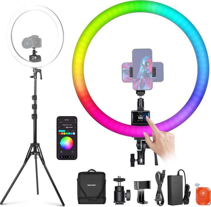 Produktbild Neewer SRP18C Ultra-Slim RGB Ring Light (Ringlicht)