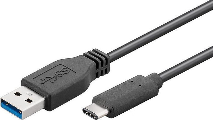 Actual product image MicroConnect USB-C – USB A (0.25 m, USB 3.2 Gen 2)