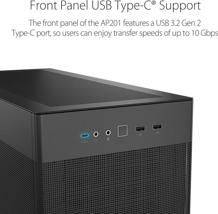 Actual product image ASUS Prime AP201 (mATX)