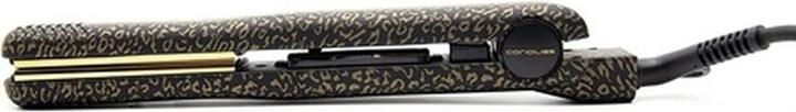 Immagine prodotto Corioliss C Style Piastra professionale per capelli al titanio per donne con spina d'oro Leopard Soft Touch (Piastra per capelli)