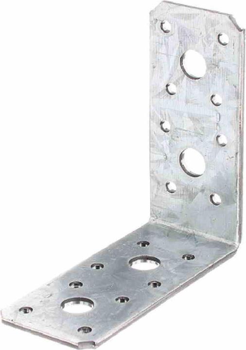 Actual product image Alberts Angle connector 90 x 90 x 65 mm, sendzimir galvanised, 1 pc. (Angle connector, 1 pcs.)
