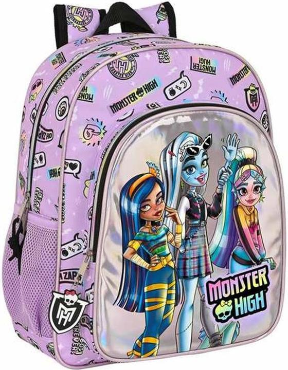 Actual product image Monster High School backpack Best boos Purple 32 X 38 X 12 cm