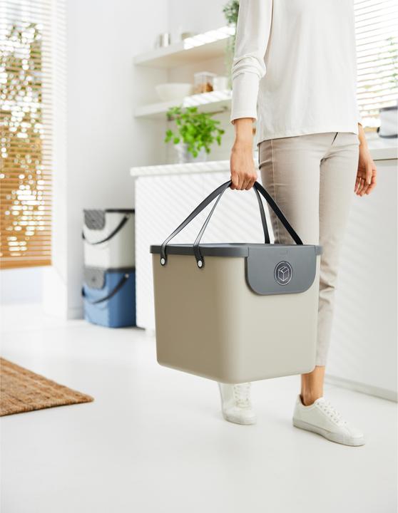 Immagine prodotto Rotho Albula 40 l contenitore per la raccolta differenziata, grigio (40 l)