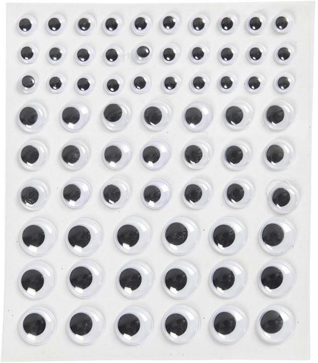 Actual product image Creativ Company Wiebelogen Wit Zelfklevend, 69st.