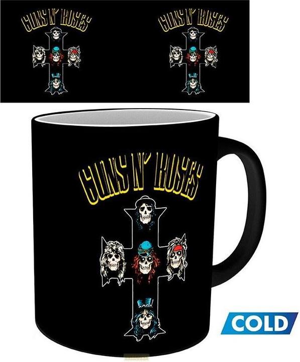 Actual product image GB Eye Tazza Guns N Roses 320ml Heat Change : Cross (100 ml)