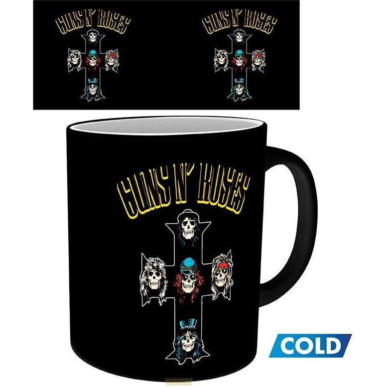 Thumbnail - GB Eye, Tasse, Tazza Guns N Roses 320ml Heat Change : Cross (100 ml)