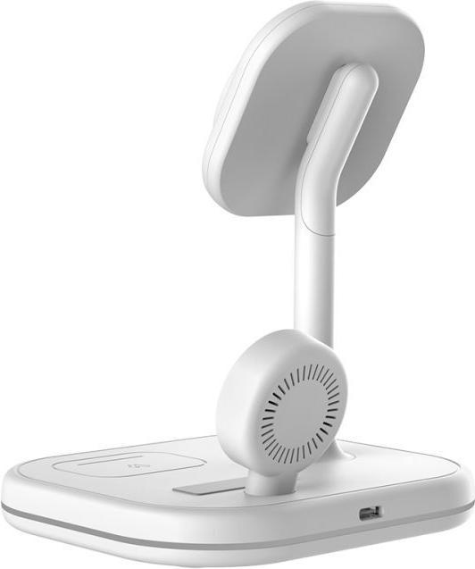 Produktbild Tech-Protect QI15W-A27 3in1 inductive charger with stand with MagSafe for smartphone / Apple Watch / (35 W)