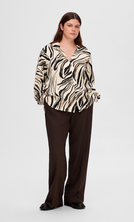 Produktbild Selected Femme Satin Print Hemd (38)