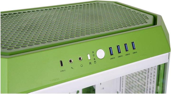 Produktbild Thermaltake The Tower 600 (hellgr?n, Tempered Glass x 3) (ATX, mATX, Mini-ITX)