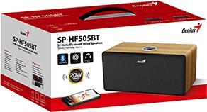 Actual product image Genius SP-HF505BT Bluetooth-Lautsprecher hellbraunes Holz