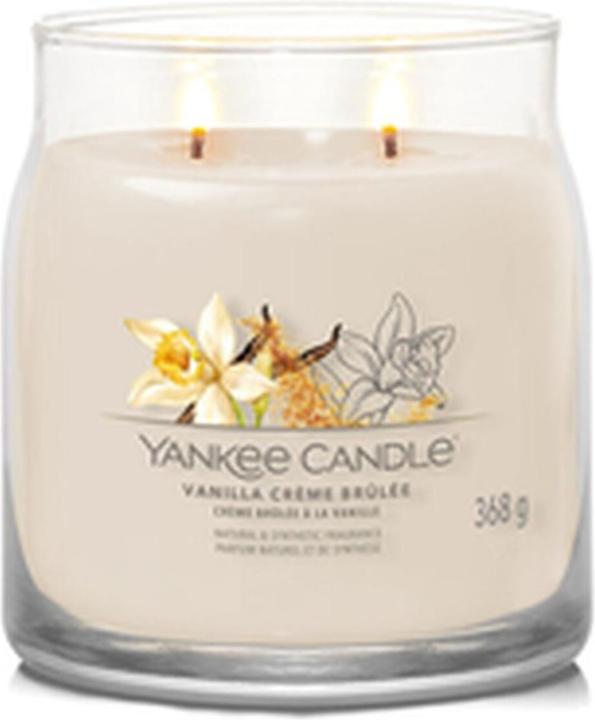 Produktbild Yankee Candle Duftkerze Vanilla Crème Brûlée Signature Medium Jar