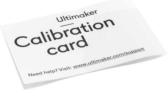 Produktbild Ultimaker Calibration Card UM2/UM3/S5