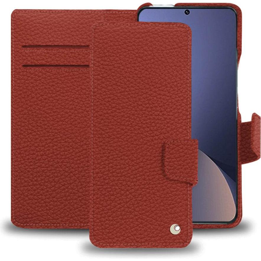Noreve Lederschutzhülle Xiaomi 12 Pro (Xiaomi 12 Pro), Smartphone Hülle, Orange