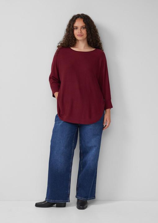 Produktbild S.Oliver Strickpullover Strickpullover mit Fledermausarm (48)