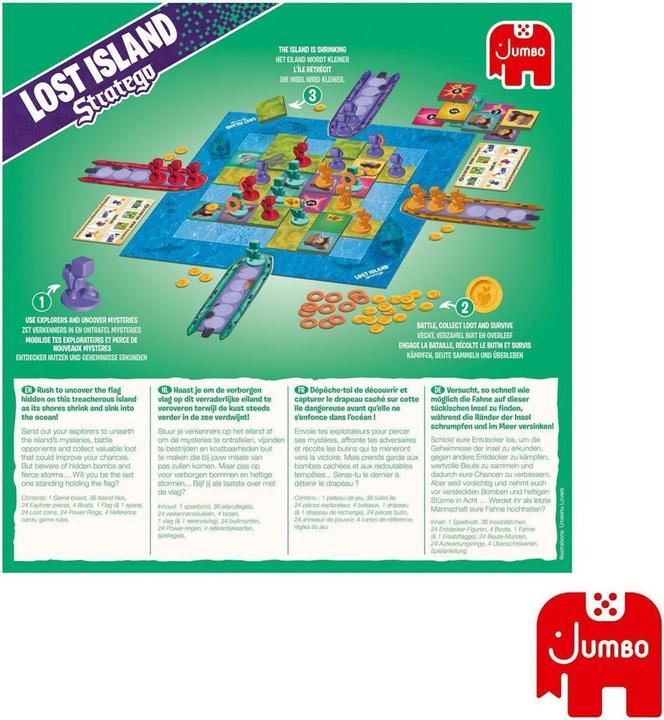 Energy Label Jumbo Stratego Lost Island, d/f/i (German, French, Italian)