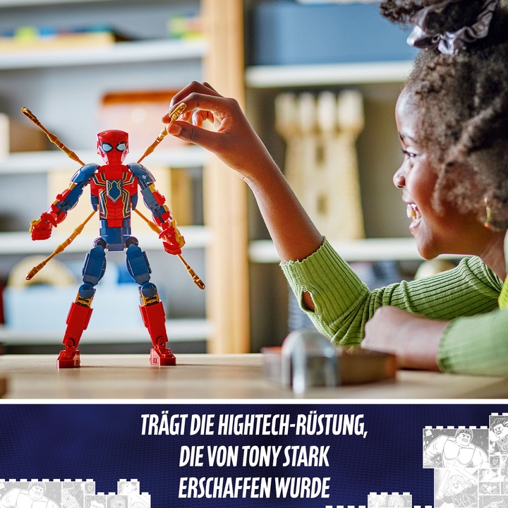 Actual product image LEGO Iron Spider-Man construction figure (76298, LEGO Marvel)