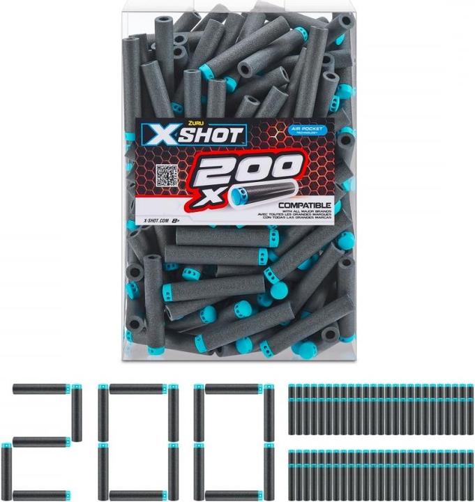 Actual product image Xshot Excel refill pack 200 darts Series 1