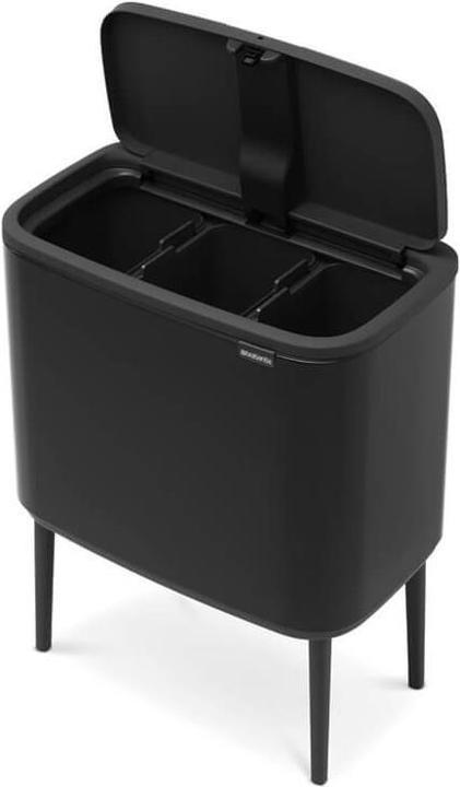 Produktbild Brabantia Recyclingeimer Bo Touch Bin black (33 l)