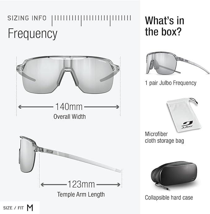 Actual product image Julbo Frequency Groupama FDJ Weiss Blau Spectron HD 3 (White-blue, Pink Spectron HD 3)
