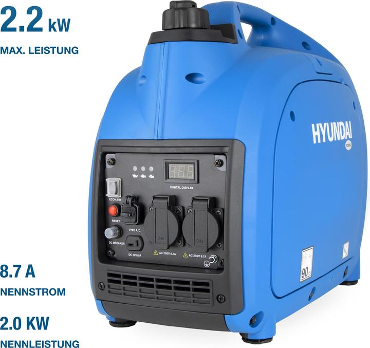Image du produit Hyundai Inverter-Stromgenerator HY2300Si D CH (2200 W)