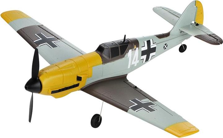 Top-RC Warbird Mini BF-109 450 mm, giallo, RTF (Merlo)