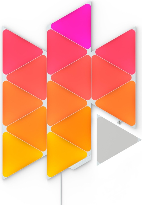 Image du produit Nanoleaf Shapes Triangles Smarter Kit 15 (80 lm)