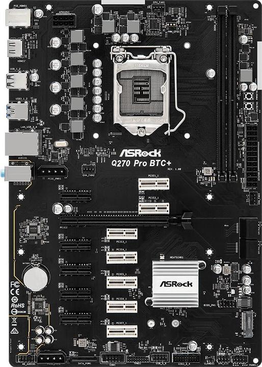 Productafbeelding AsRock MB Q270 Pro (LGA 1151, Intel Q270, ATX)