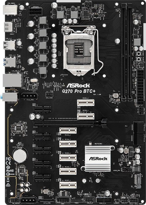 Actual product image AsRock MB Q270 Pro (LGA 1151, Intel Q270, ATX)