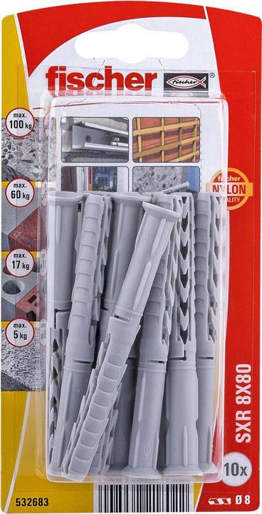 Produktbild Fischer Langschaftdübel SXR 8x80 K (10 Stk.)