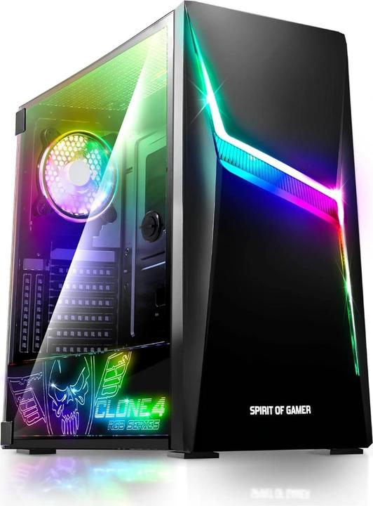 Spirit Of Gamer Boitier ATX 8902RA CLONE 4 (ATX, mATX, Mini-ITX)