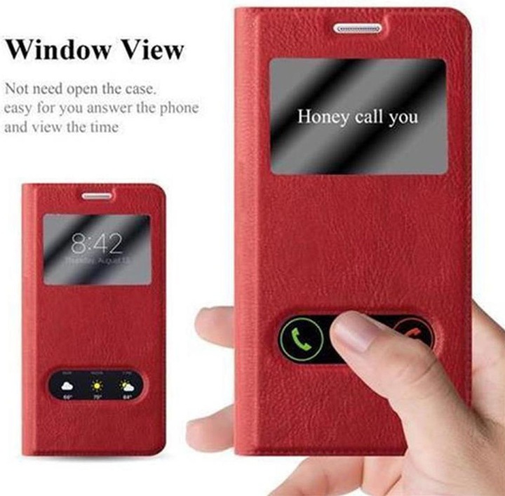 Produktbild Cadorabo Book mit View Doppelfenster Cover (Samsung Galaxy A5 (2016))